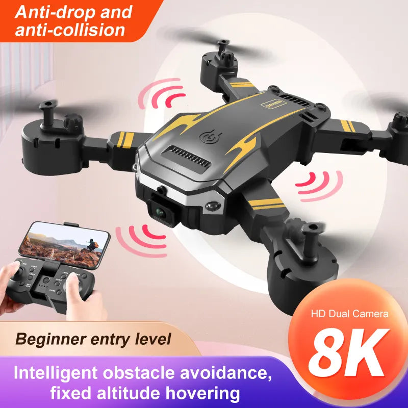 KBDFA New G6 Drone 5G 8K HD Camera GPS Four-Sided Obstacle Avoidance RC Helicopter FPV WIFI Professional Foldable Quadcopter Toy